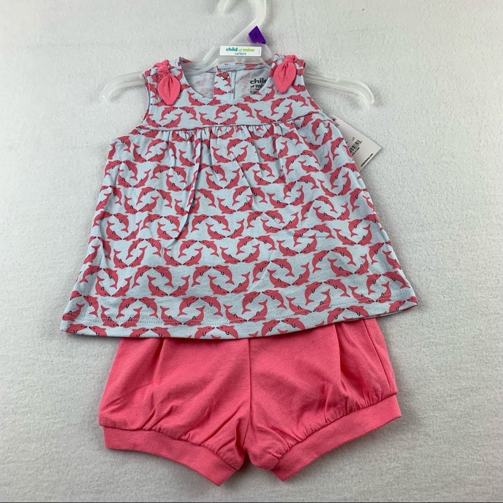 Carter’s Child of Mine Dolphin Baby 2-Piece Outfit